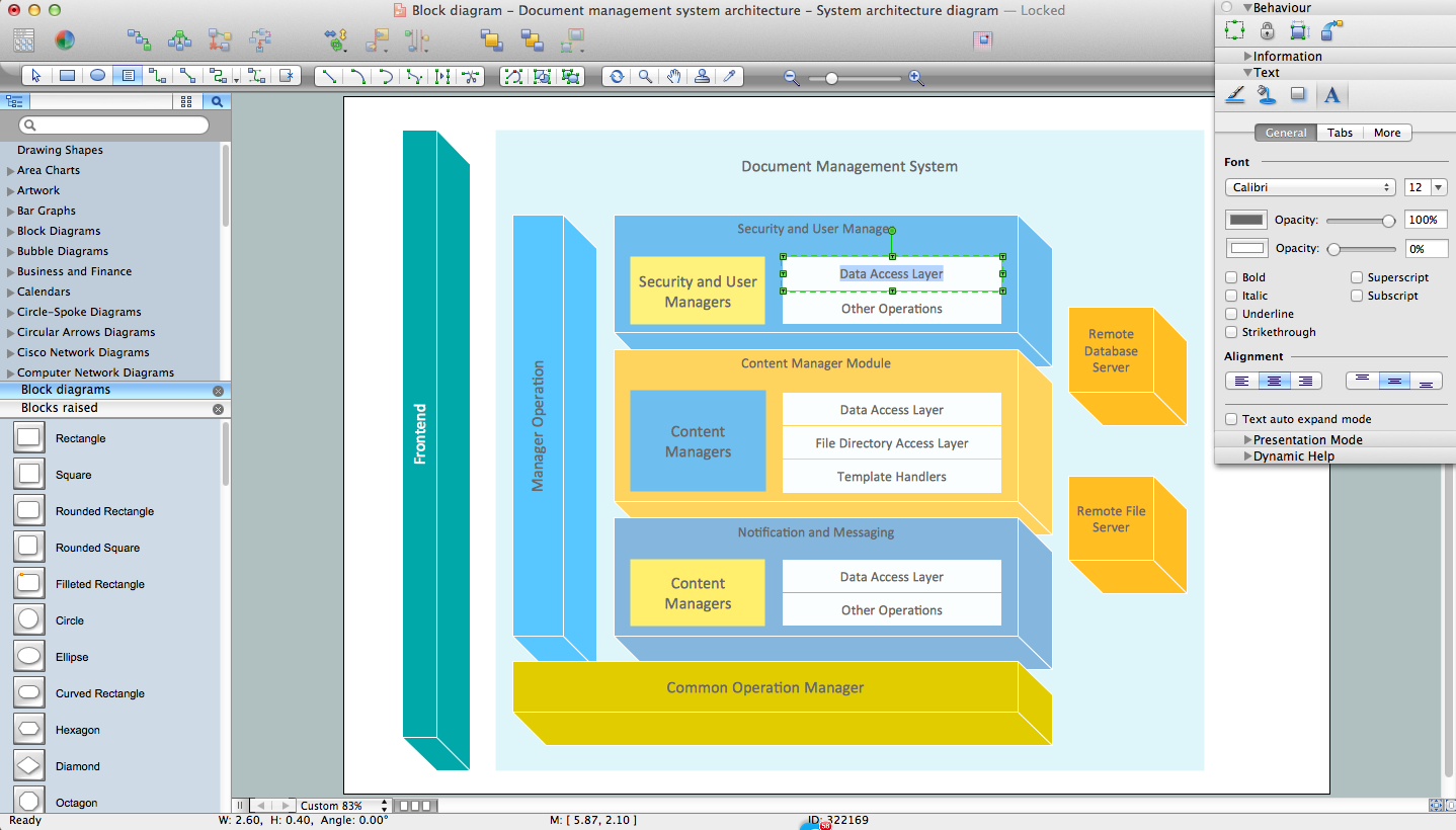 software architecture diagram tool for mac